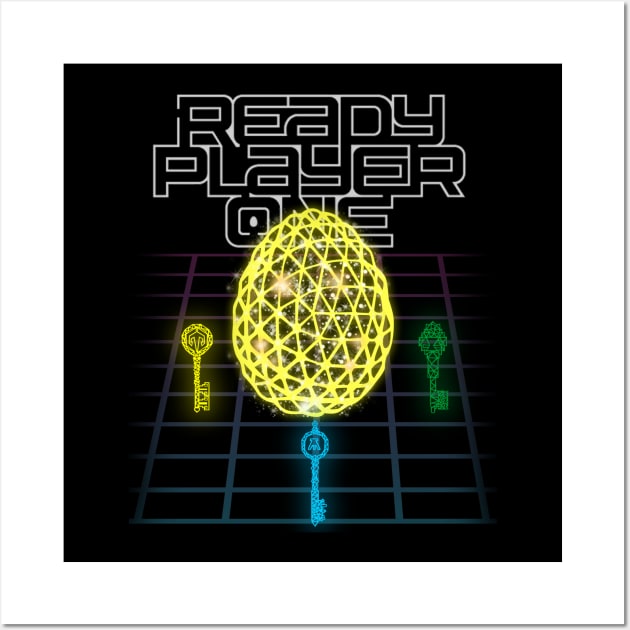 Ready Player One Key Unlock Egg Oasis Wall Art by Cholzar